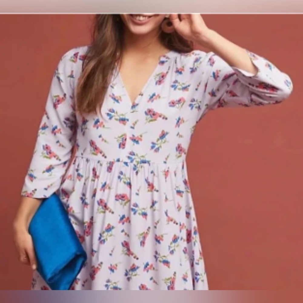 MAEVE Floral Print Dress - M